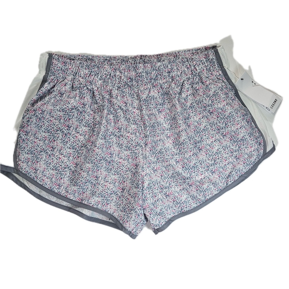 LEG3ND Shorts Womens M Multicolor Floral Mesh Lined Pockets Drawstring